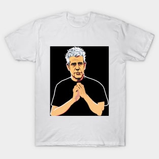 Anthony Bourdain: Culinary Explorer - WPAP Art T-Shirt